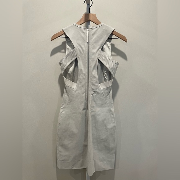 Helmut Lang Prism Compress Twill Sleeveless Dress Size 4 - Picture 10 of 11